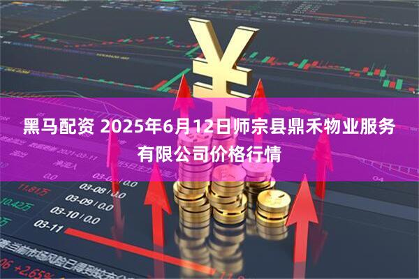 黑马配资 2025年6月12日师宗县鼎禾物业服务有限公司价格行情
